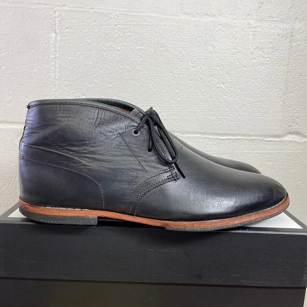 Timberland Wodehouse 75510 Black Leather Chukka Boots Lace up Men's 12 US